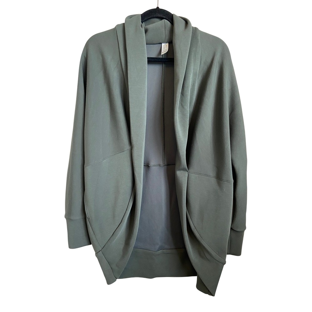 Spanx AirEssentials Cocoon Cardigan Dark Olive Green 50345R Womens Size M/L